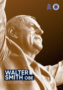 Walter Smith Statue Programme Cover