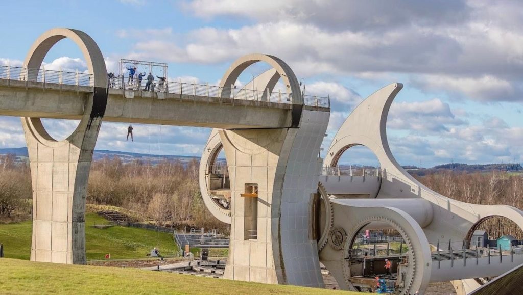 Falkirk Wheel Abseil