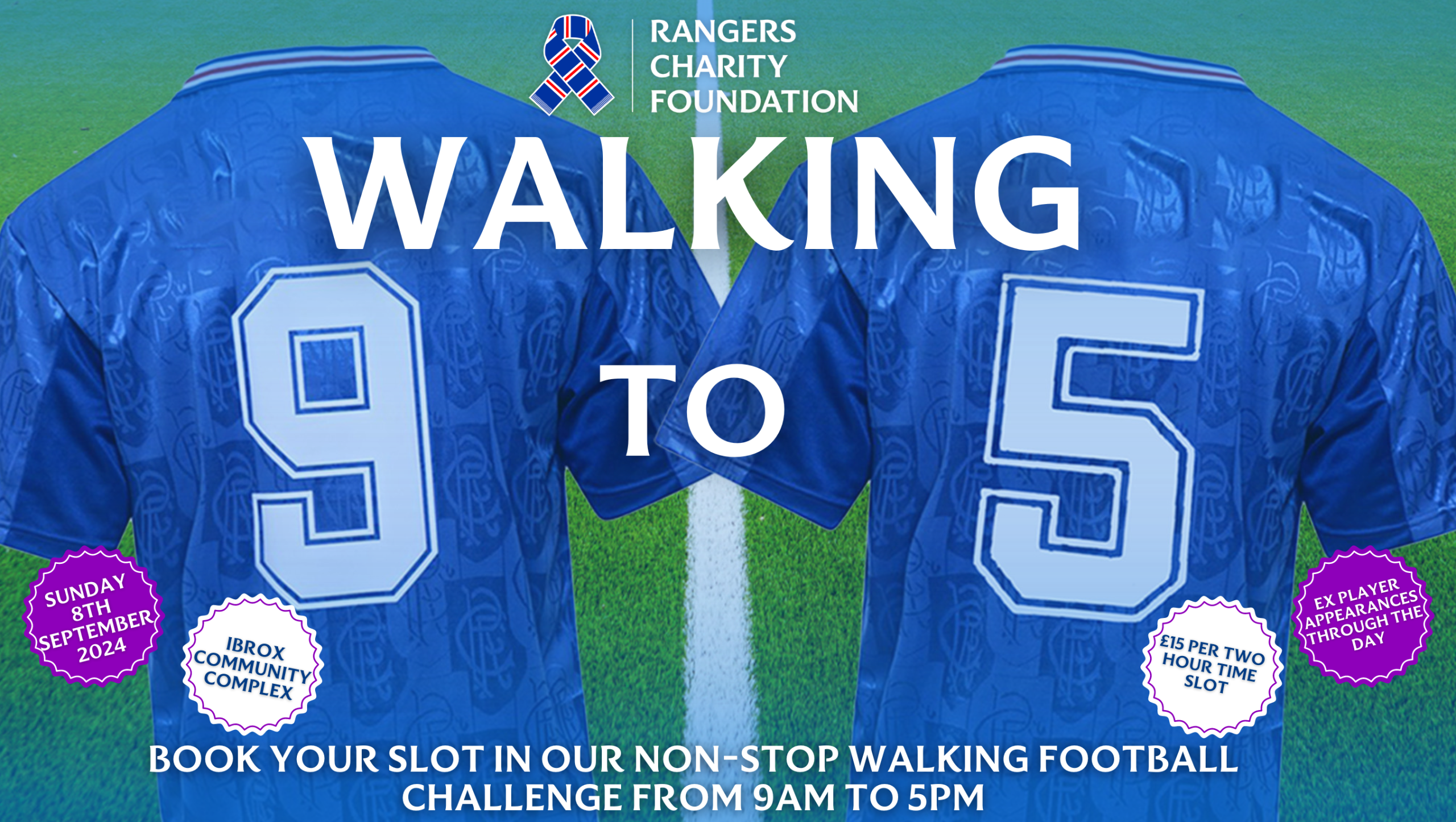 Walking 9-5 – Our Brand New Football Challenge!