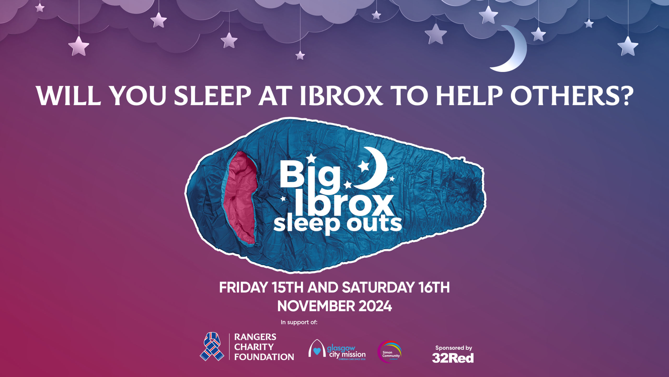 Big Ibrox Sleep Outs 2024