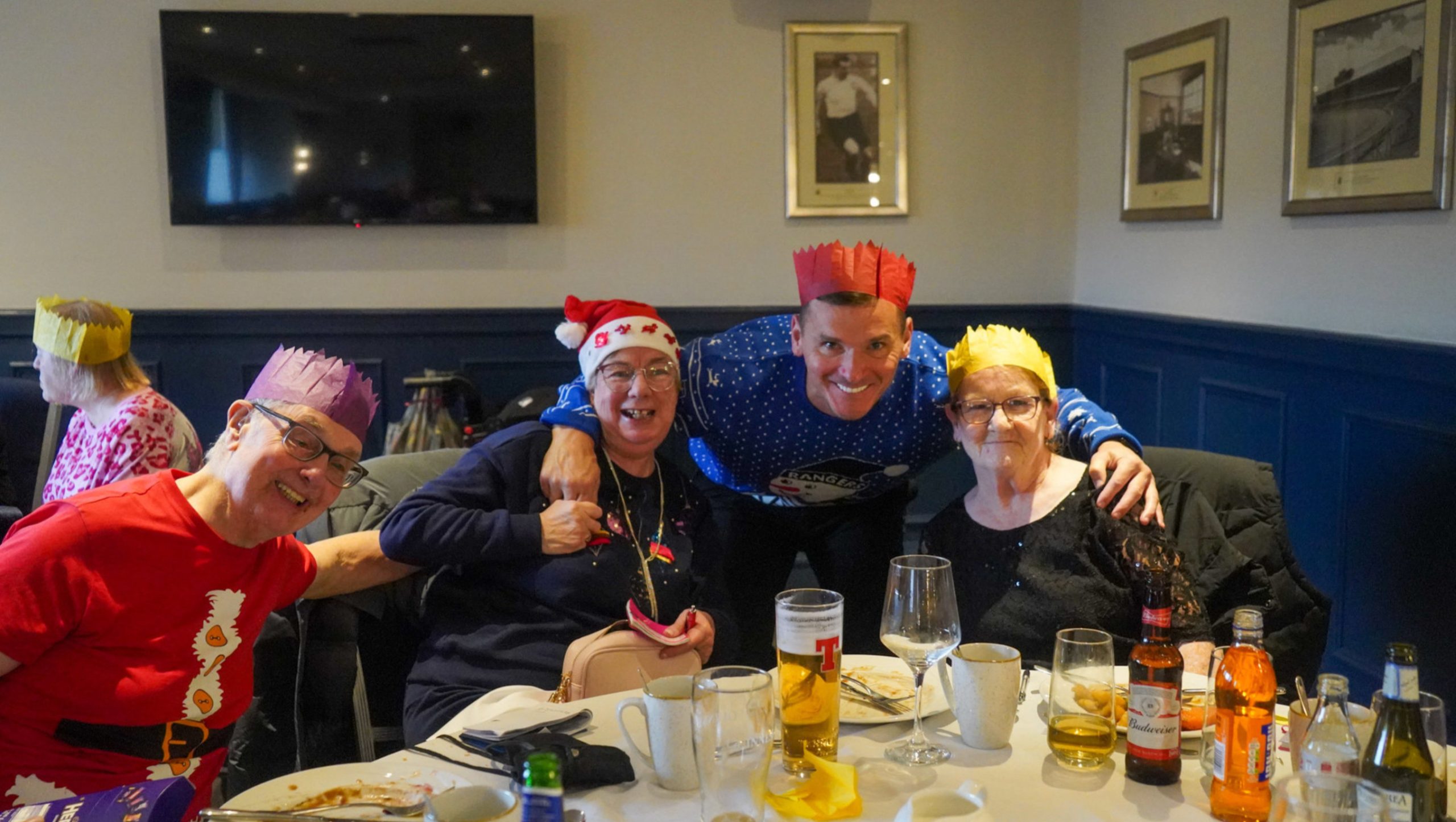 Rangers Charity Foundation Welcomes Local Senior Citizens to Ibrox for SPFL Festive Friends Christmas Lunch