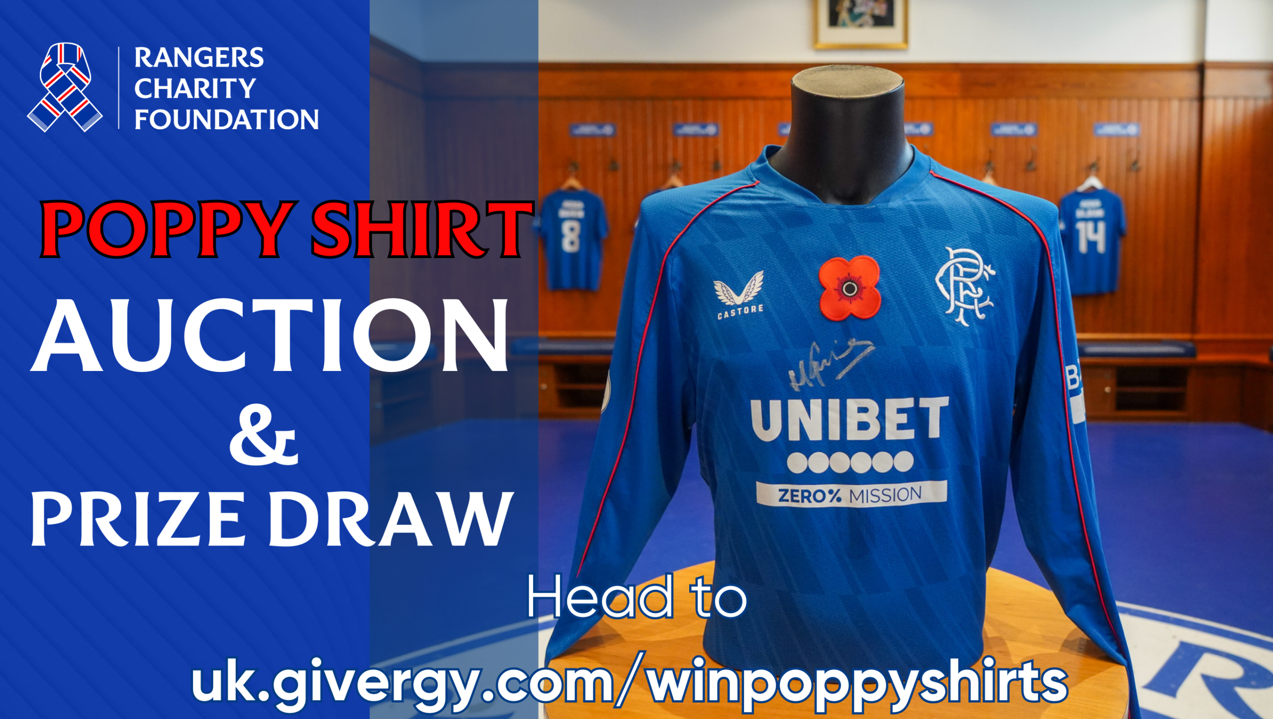 Poppy Shirt Auction and Prize Draw